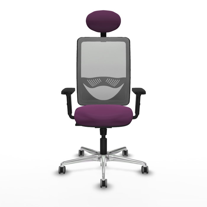 PIQUERAS Y CRESPO Silla de oficina Zulema con mecanismo Sincro, Morado y Gris PIQUERAS Y CRESPO Silla de oficina Zulema con mecanismo Sincro, Morado y Gris