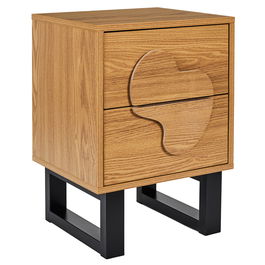 Home Deco Factory Mesita de Noche Calypso Contemporain 40x35 cm h.55 cm