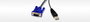 Aten KA7170-AX Cable KVM para Video, Teclado y Ratón Negro
