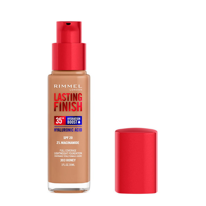 Rimmel London Base de Maquillaje Lasting Finish Hydration Boost SPF20 #303-Honey 30 ml