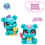 Magic Box Smoothie Fun Parks Bear Twins con tres áreas de juego. Incluye 2 Figuras Cherry Pets. Dimensiones 18,5x20x10,6 cm