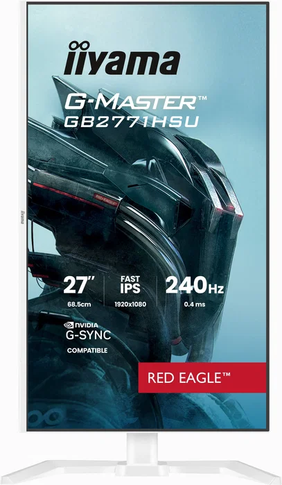 iiyama G-MASTER Red Eagle™ GB2771HSU-W1 27 pulg. Full HD Fast IPS 240 Hz Blanco