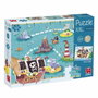 Goula Puzzle XXL Piratas con 48 Piezas y Barco 3D