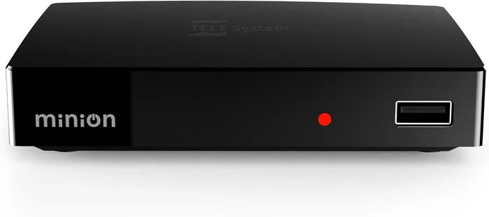 Tele system Minion HD Decodificador DVB-S2 T2 HEVC HDMI/USB