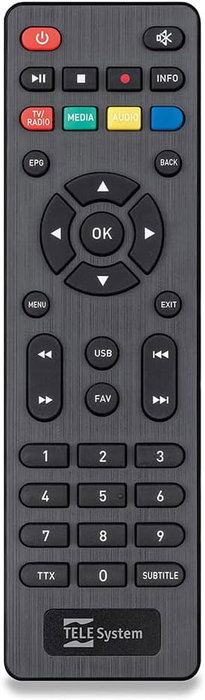 Tele system Minion HD Decodificador DVB-S2 T2 HEVC HDMI/USB
