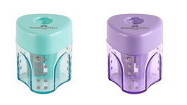 Afilalapiz Faber-Castell Auto Grip Mini Con Deposito Surtido (2 Col.) (Set de 24)