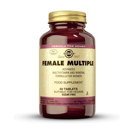 Solgar Female Multiple 60 Cápsulas - Complemento Alimenticio para Mujer