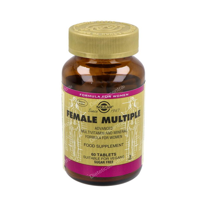 Solgar Female Multiple Multivitamínico y Minerales para Mujer 60 Comprimidos