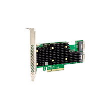 Broadcom 9620-16i Tarjeta Controladora RAID SAS/SATA PCIe 4.0 x16, 2 Puertos Mini-SAS Internos, RAID 0, 1, 10, Full/Low Profile