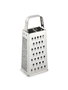 Inde Rallador de Cocina Multiusos 4 Caras de Acero Inoxidable para Queso Verduras, 21 cm (24 Unidades)