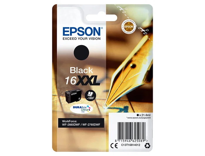 Epson Cartucho Negro 16XXL DURABrite Ultra Epson Cartucho Negro 16XXL DURABrite Ultra