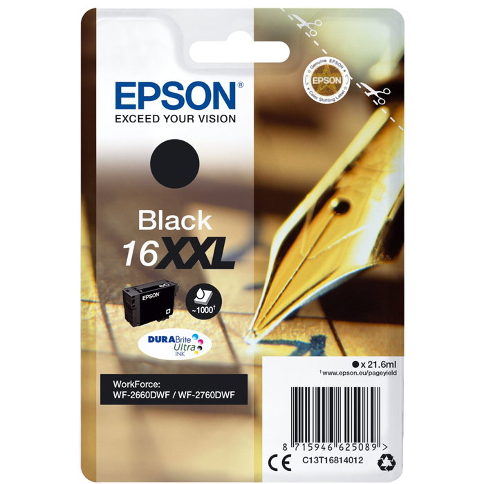 Epson Cartucho Negro 16XXL DURABrite Ultra Epson Cartucho Negro 16XXL DURABrite Ultra