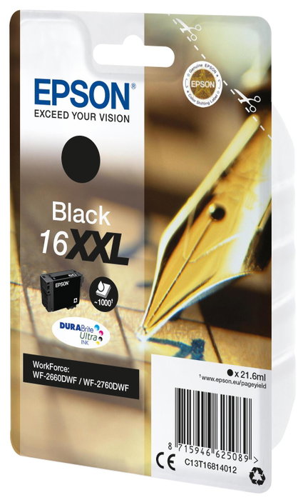 Epson Cartucho Negro 16XXL DURABrite Ultra Epson Cartucho Negro 16XXL DURABrite Ultra