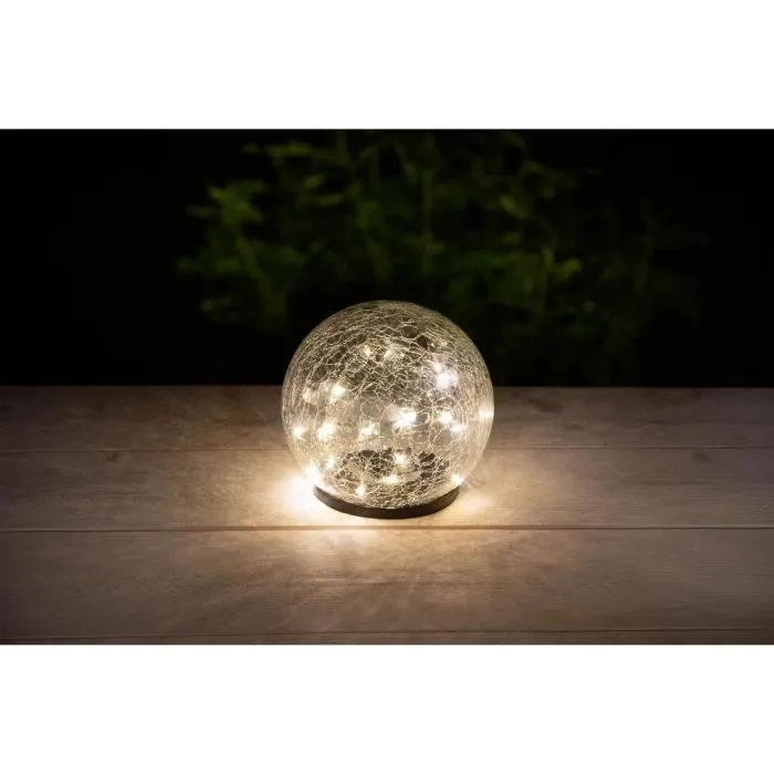 Galix Esfera solar Efecto cristal roto Ø 15cm