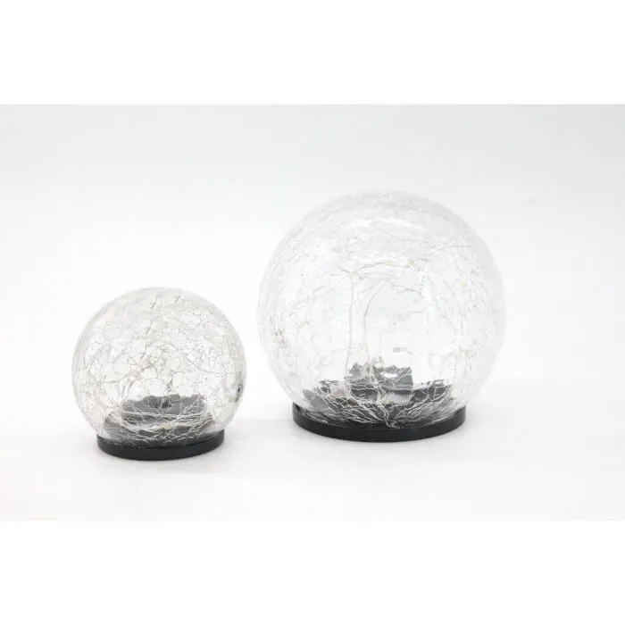Galix Esfera solar Efecto cristal roto Ø 15cm