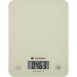 Zassenhaus Báscula de Cocina Digital Beige