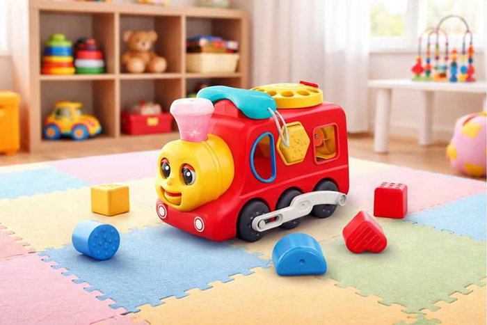 Hola Tren de actividades 3 en 1 con teléfono y cubo de sonidos