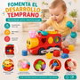 Hola Tren de actividades 3 en 1 con teléfono y cubo de sonidos