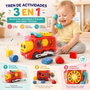 Hola Tren de actividades 3 en 1 con teléfono y cubo de sonidos