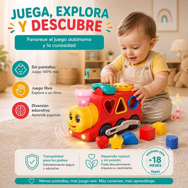 Hola Tren de actividades 3 en 1 con teléfono y cubo de sonidos