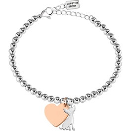 La Petite Story Pulsera Dog & Kitty Chihuahua Gris