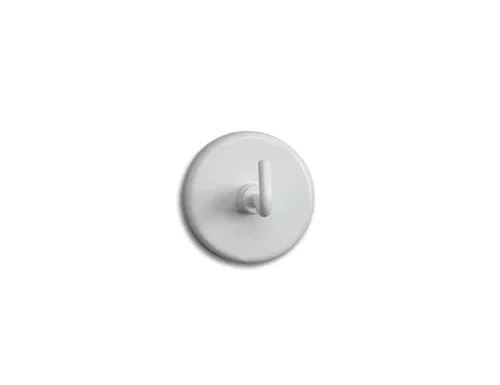 Maul Imán de potencia con gancho de 36 mm, color blanco, pack de 5 unidades
