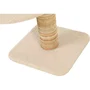ZOLUX Rascador para gatos Boreal - Estable con zona de descanso, juguete con forma de ratón de sisal, 70 cm, color beige - Ref. AABXZ73832
