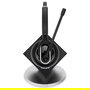 EPOS Impact DW Pro 1 ML Auricular de Diadema Inalámbrico DECT para Oficina/Centro de Llamadas, Compatible con Skype for Business, Monoaural, Negro/Plata