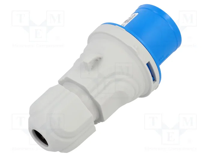 SEZ DK Enchufe Macho 16A Azul 2P+PE SEZ DK Enchufe Macho 16A Azul 2P+PE