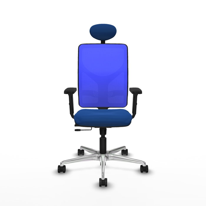 PIQUERAS Y CRESPO Silla de oficina Motilla Azul con mecanismo Sincro/Traslack PIQUERAS Y CRESPO Silla de oficina Motilla Azul con mecanismo Sincro/Traslack