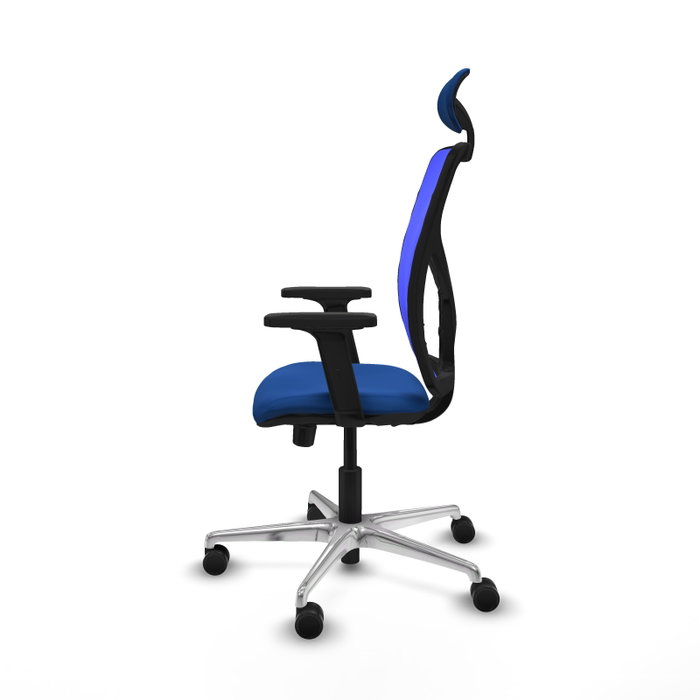 PIQUERAS Y CRESPO Silla de oficina Motilla Azul con mecanismo Sincro/Traslack PIQUERAS Y CRESPO Silla de oficina Motilla Azul con mecanismo Sincro/Traslack