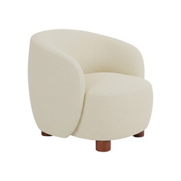 Sillón Crema Tejido-Metal 73 X 82 X 70 cm