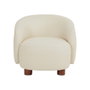 Sillón Crema Tejido-Metal 73 X 82 X 70 cm