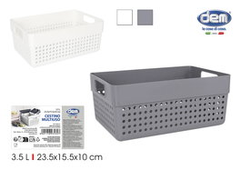 Inde Cesta Multiusos 23.5x15.5x10 cm (36 Unidades)