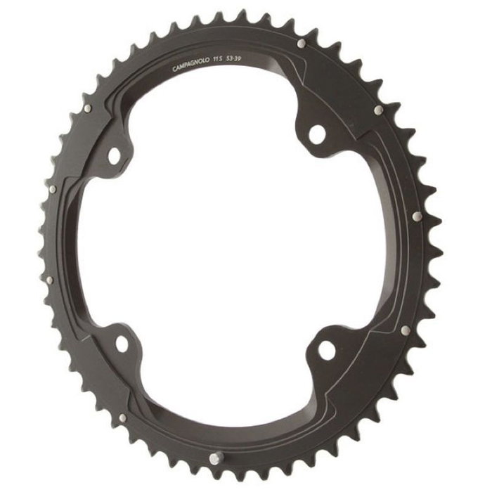 Campagnolo Plato Super Record 145 BCD 4 Brazos 53 Dientes Aluminio 11v Campagnolo Plato Super Record 145 BCD 4 Brazos 53 Dientes Aluminio 11v