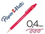 Papermate Boligrafo Flexgrip Retractil Rojo, Punta 1 mm, Trazo 0.4 mm