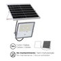 Edm Foco proyector LED solar 200W 1500 lm 6500K luz fría