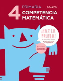 ANAYA, CUADERNO COMPETENCIA MATEMÁTICA 4 - ANAYA