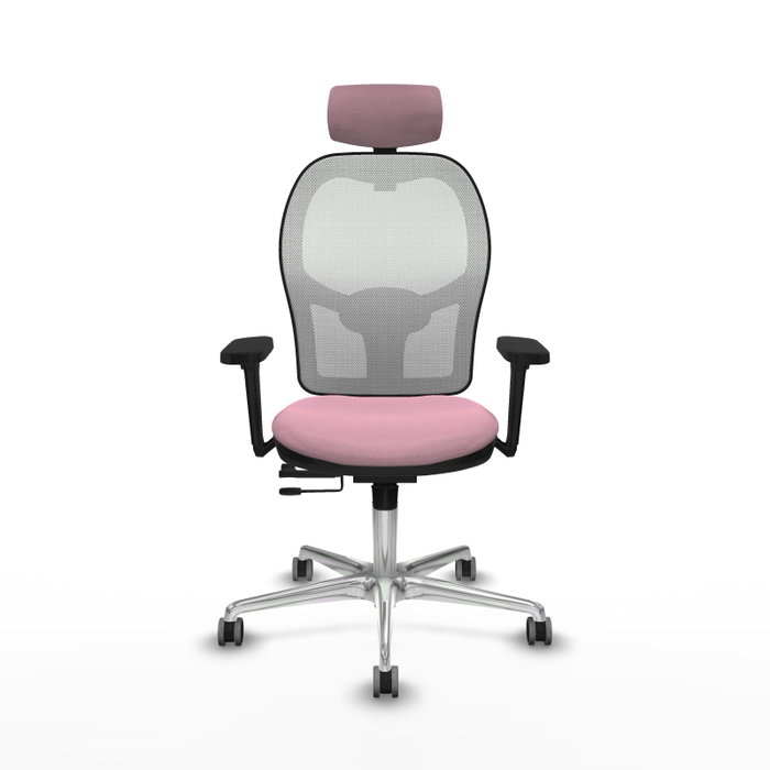 PIQUERAS Y CRESPO Silla de oficina Jorquera Rosa y Blanco PIQUERAS Y CRESPO Silla de oficina Jorquera Rosa y Blanco