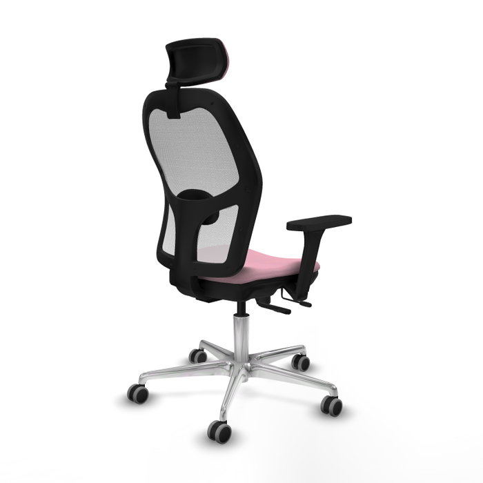 PIQUERAS Y CRESPO Silla de oficina Jorquera Rosa y Blanco PIQUERAS Y CRESPO Silla de oficina Jorquera Rosa y Blanco