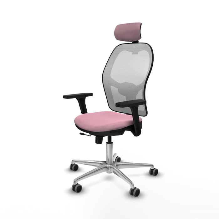 PIQUERAS Y CRESPO Silla de oficina Jorquera Rosa y Blanco PIQUERAS Y CRESPO Silla de oficina Jorquera Rosa y Blanco