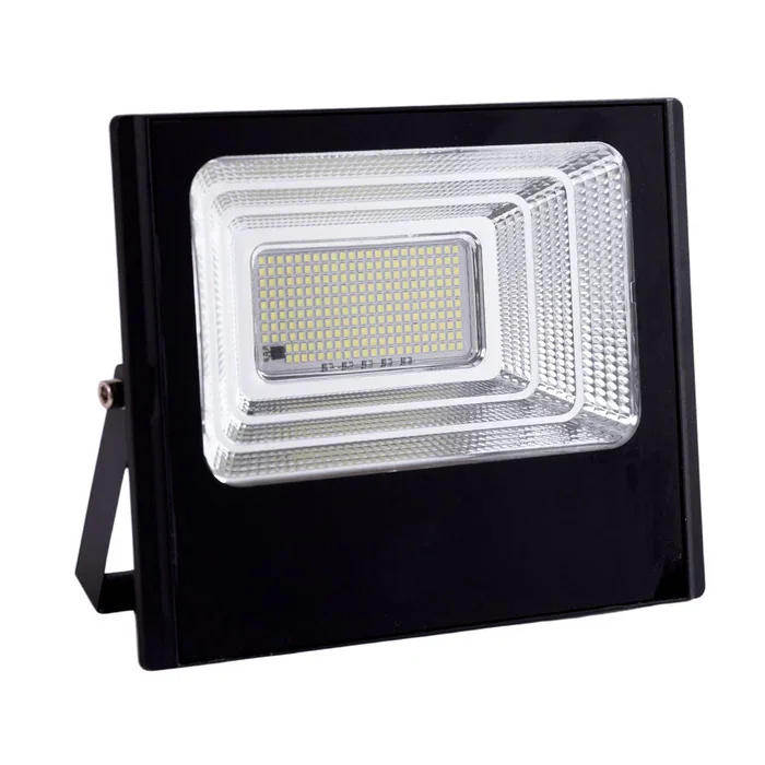 HO Proyector LED Solar 100W 4000K [HO-SOLARFL-100W-01-W] Panel Solar Exterior con Mando a Distancia