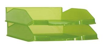 Archivo 2000 Archivador Bandeja Apilable en 3 Posiciones, Fondo Liso, DIN A4 y Folio, 345x255x60 mm, Traslúcido Kiwi Archivo 2000 Archivador Bandeja Apilable en 3 Posiciones, Fondo Liso, DIN A4 y Folio, 345x255x60 mm, Traslúcido Kiwi