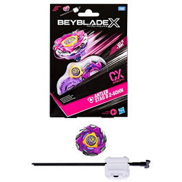 Hasbro Beyblade Antler Stag B 2-60Hn G1684 - Top de Batalla Beyblade X con Lanzador y Hojas CX Personalizables de Metal, Juego en Inglés, Francés, Alemán, Español, Edad +8 Años