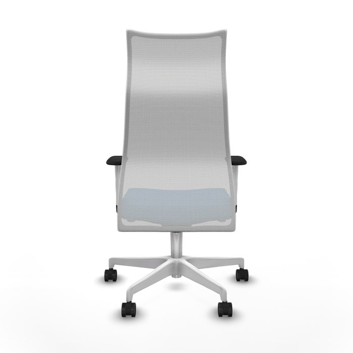 PIQUERAS Y CRESPO Sillón Albacete con mecanismo Sincro, Azul claro y Blanco PIQUERAS Y CRESPO Sillón Albacete con mecanismo Sincro, Azul claro y Blanco