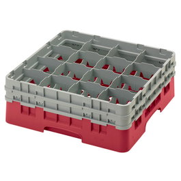 CAMBRO Cesta de lavado 16 comp. 2 alturas Arándano