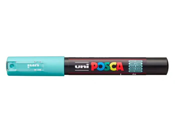 POSCA Marcador PC-1M Punta Extrafina Verde Marino POSCA Marcador PC-1M Punta Extrafina Verde Marino