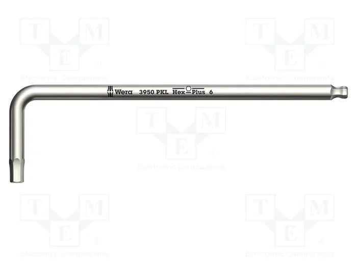 WERA Llave allen Hex-Plus esférica 2,5mm WERA Llave allen Hex-Plus esférica 2,5mm