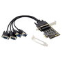 Conceptronic EMRICK12B Controladora PCIe de 4 puertos serie RS-232