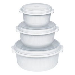 Emsa Micro Family Set de 3 recipientes para microondas
